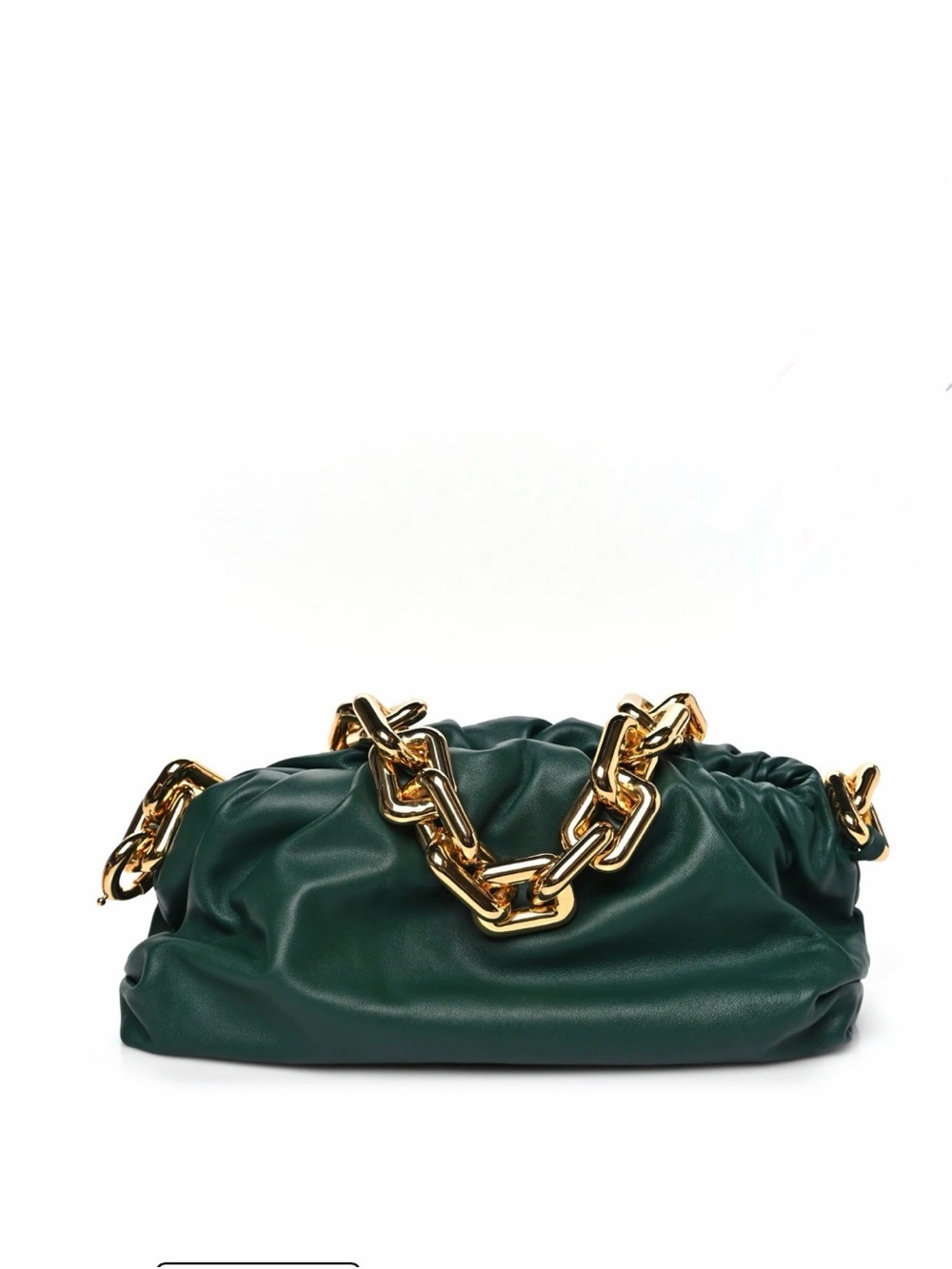 BOTTEGA VENETA Calfskin The Pouch Chain Raintree